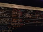 beer list at cycle