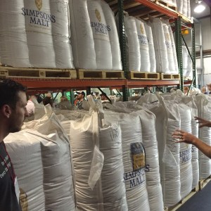 malt on brewery tour
