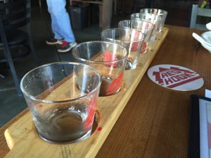 finished Redhook sampler